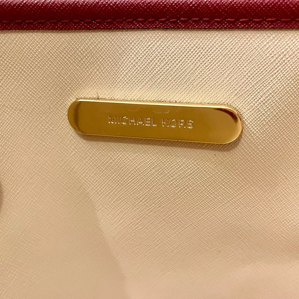 Michael Kors Burgundy Reversible Tote